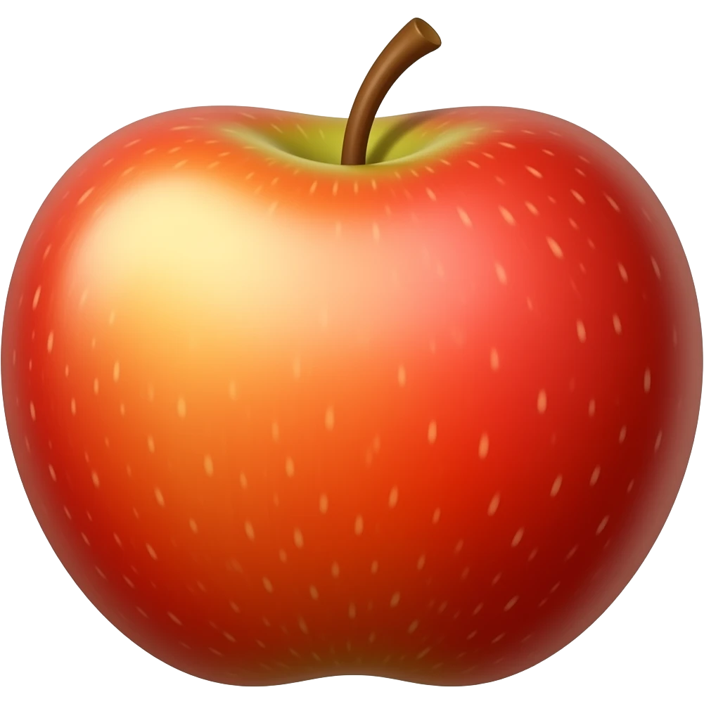 retro apple emoji
