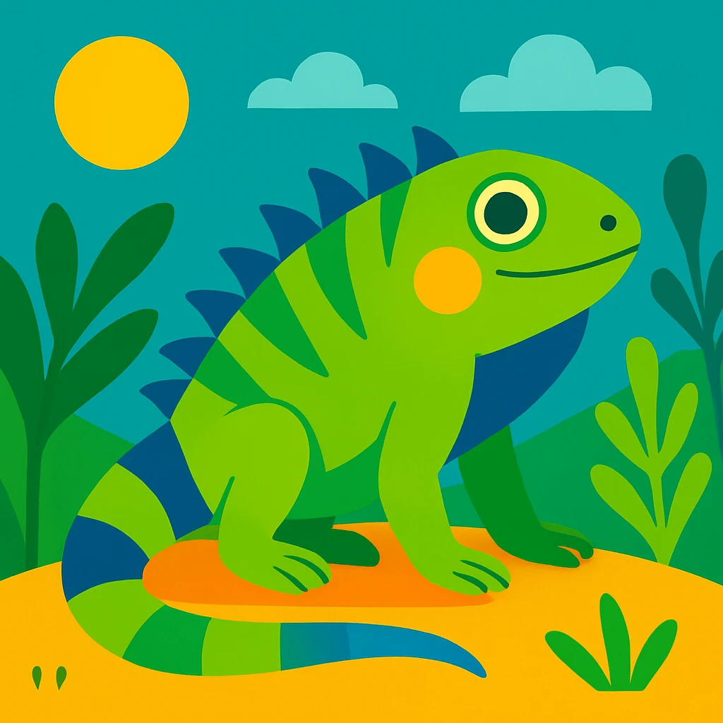 Iguana emoji