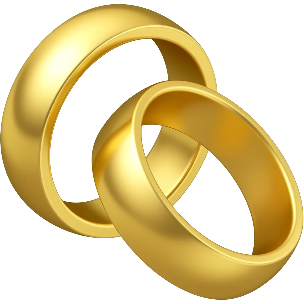 both rings golden emoji