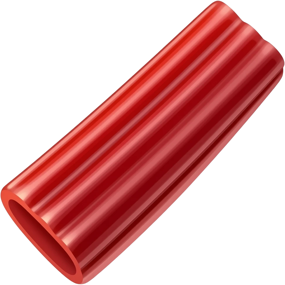 red licorice gum emoji