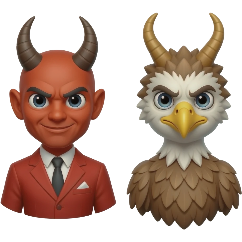 👹+🦅 emoji