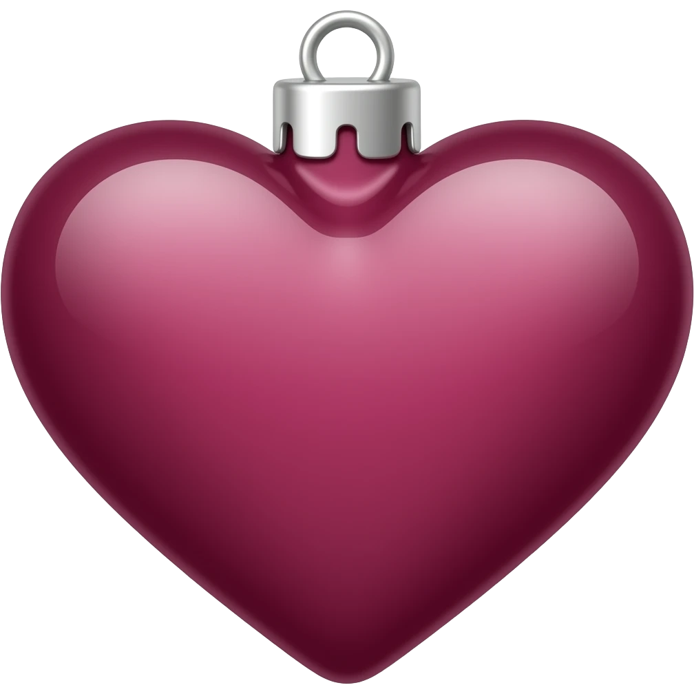Maroon heart emoji