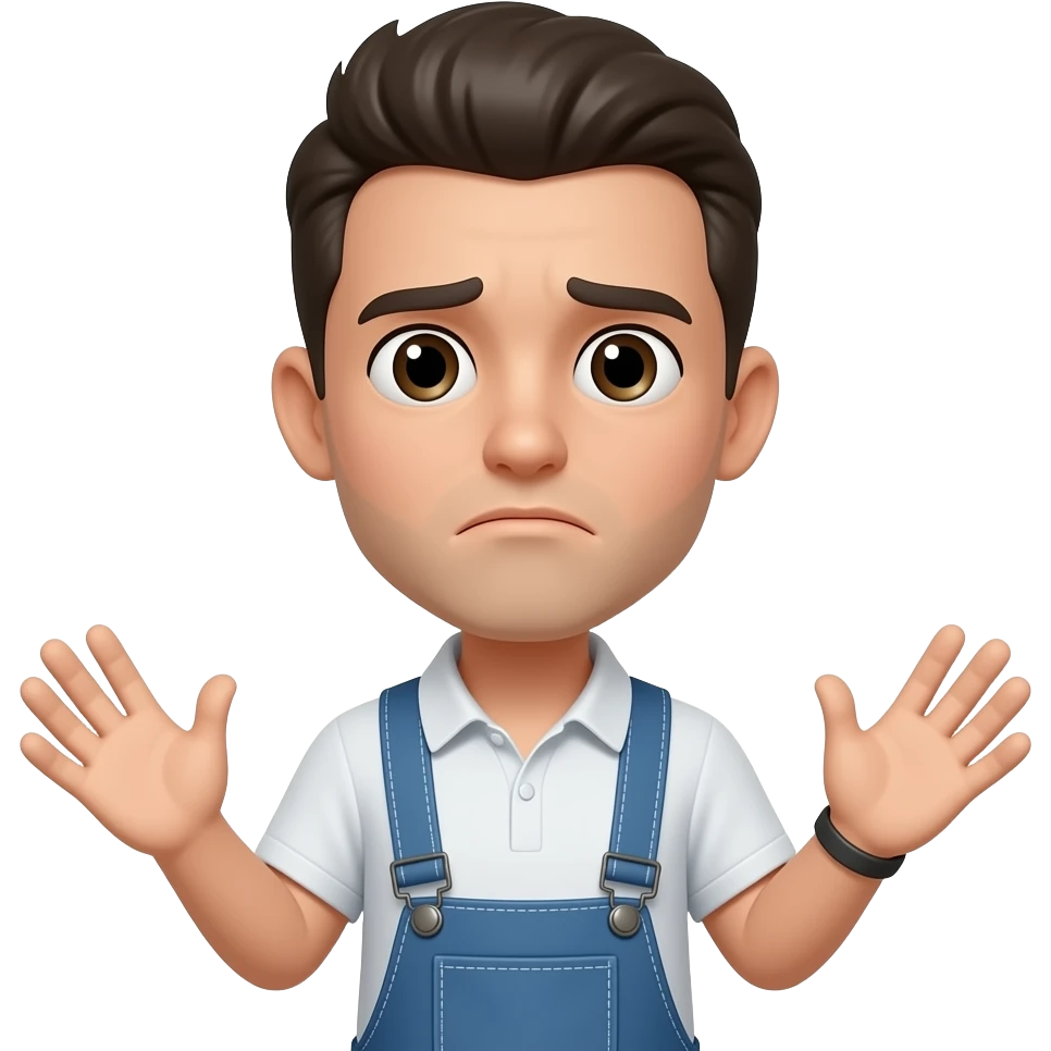 a sunlolly in doubt hands to the sides emoji