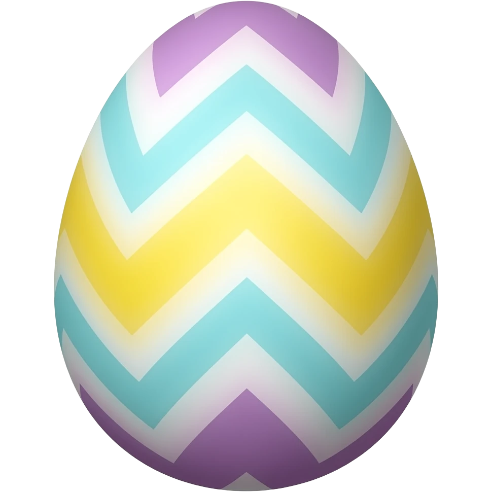 huevo de pascuas de colores emoji