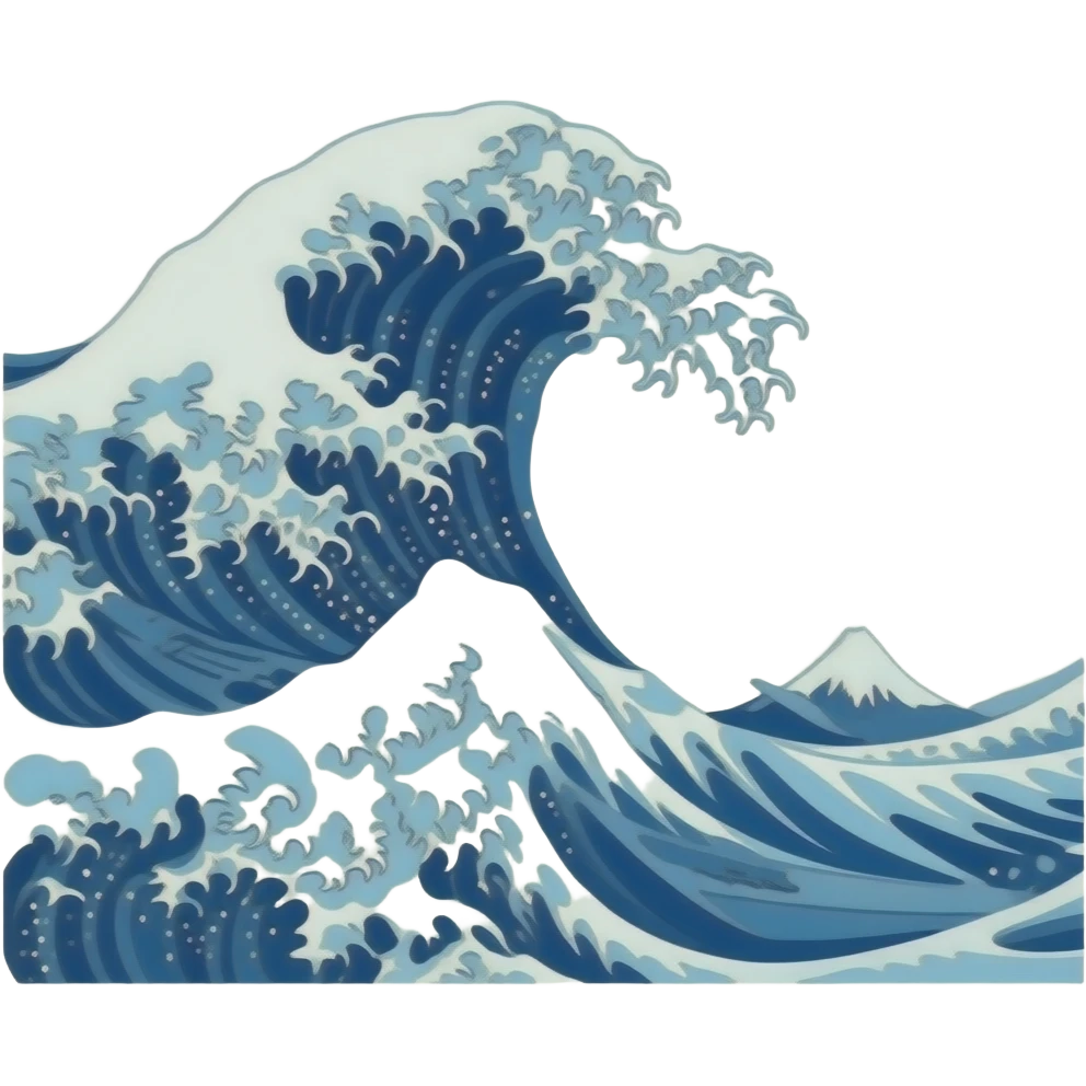 tsunami emoji