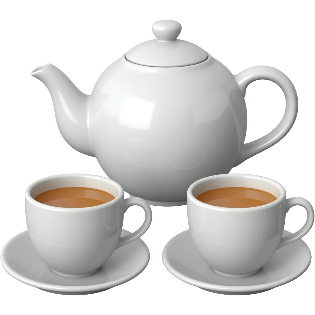 plastic  tea set emoji