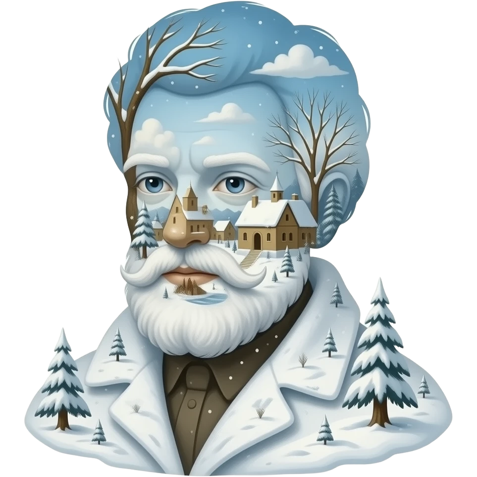 Giuseppe Arcimboldo twigs medieval Winter emoji