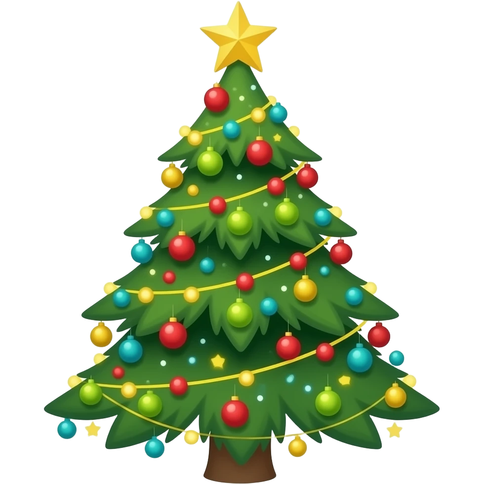 christmas tree emoji