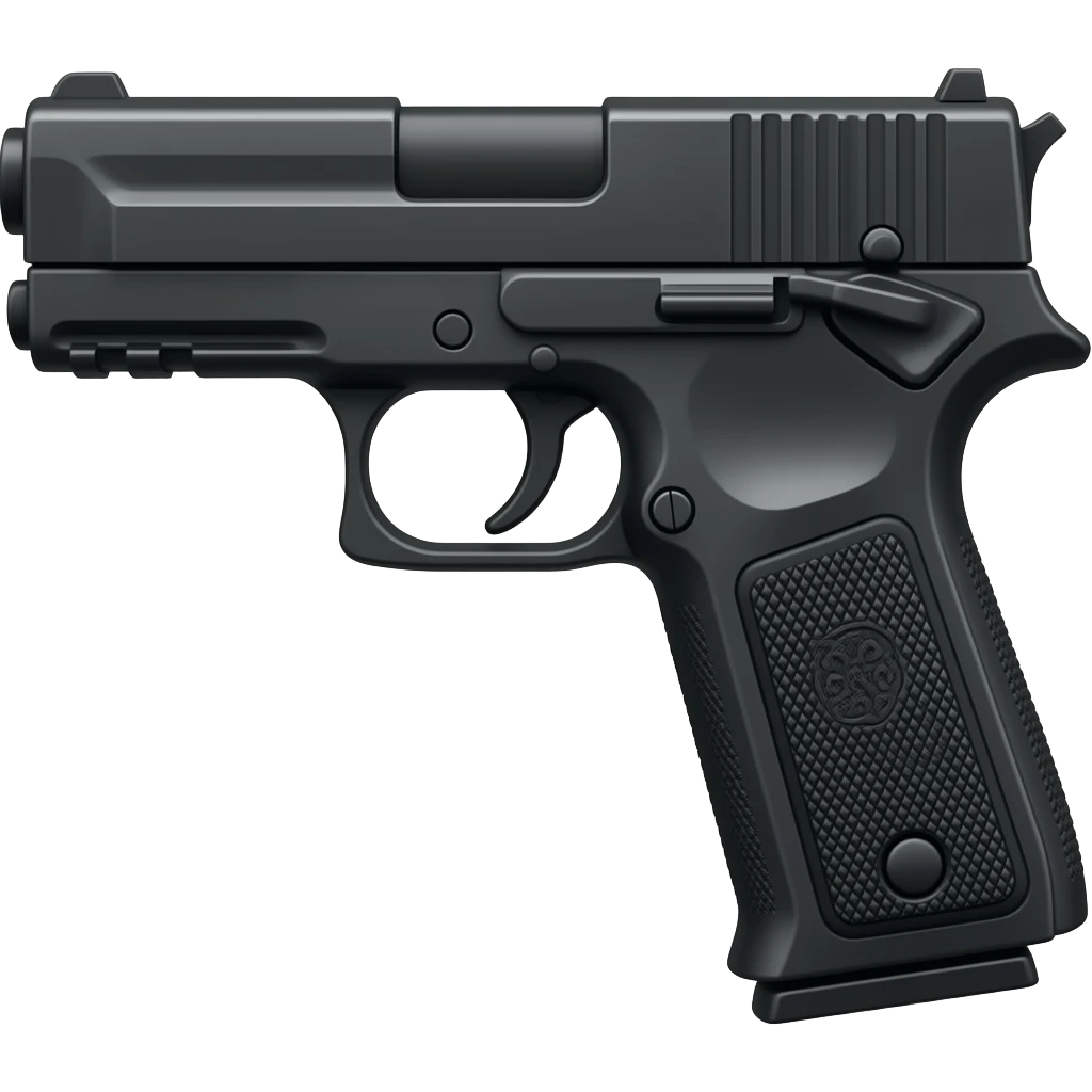 Modern gun emoji
