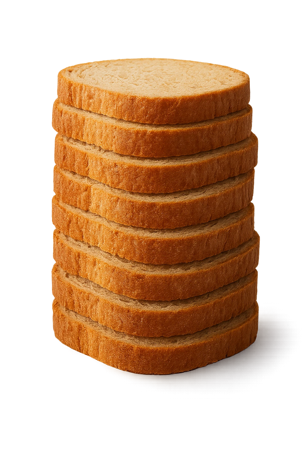 TORRETTA DI FETTINE DI PANE,  iperrealistico 4k emoji
