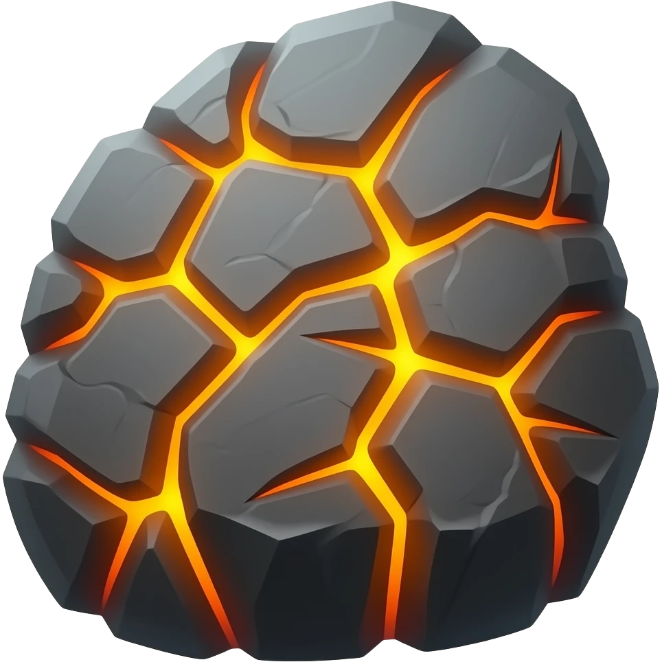 Magma Gesteins Spannungen ein emoji + emoji