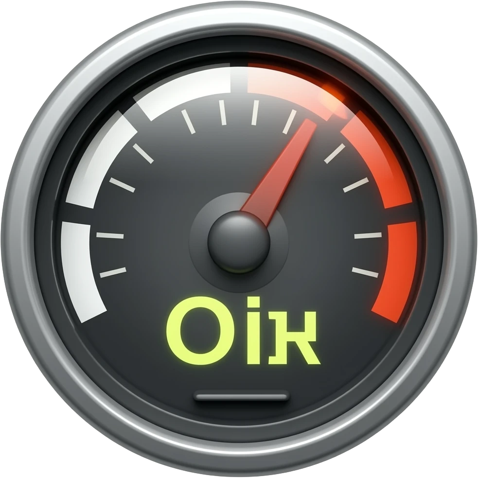 low motor oil light emoji