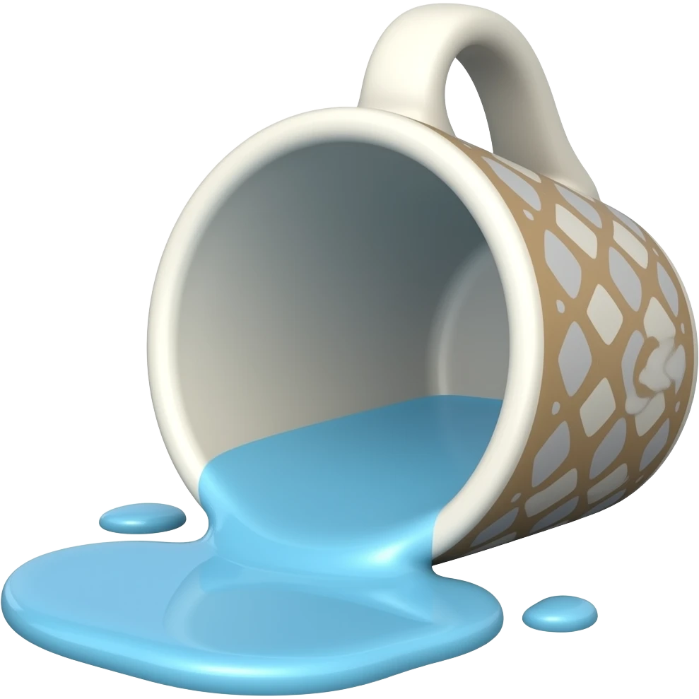 Lean cup leaking emoji