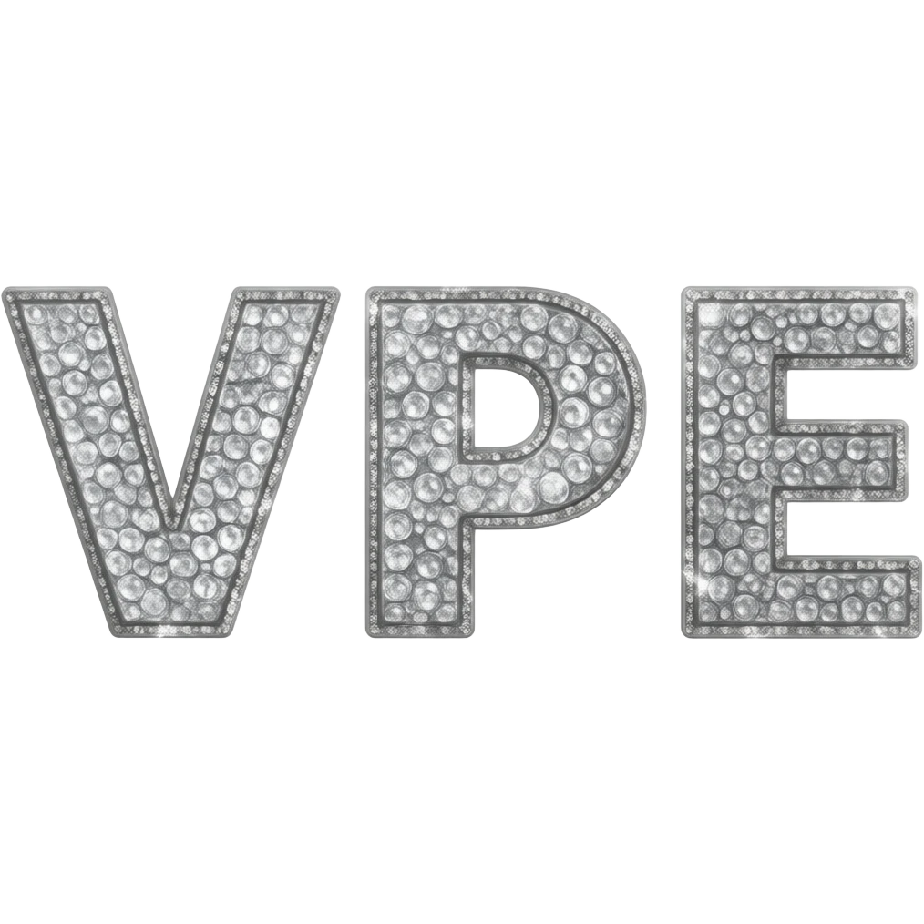 VPE letters sparkly emoji