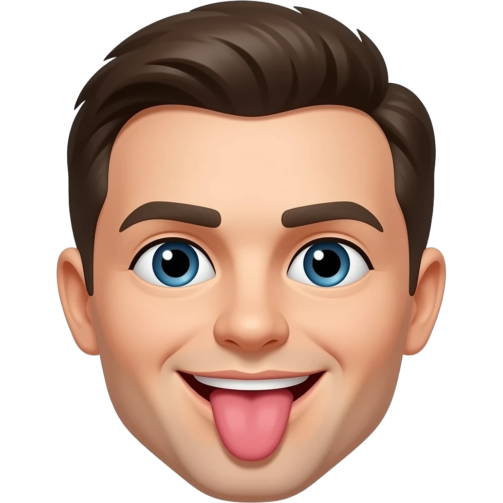 Tongue swapping iOS emoji emoji