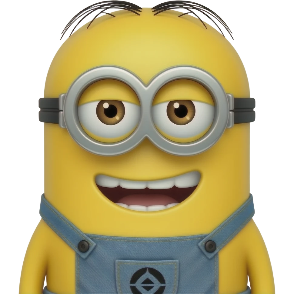 mischevious minion emoji