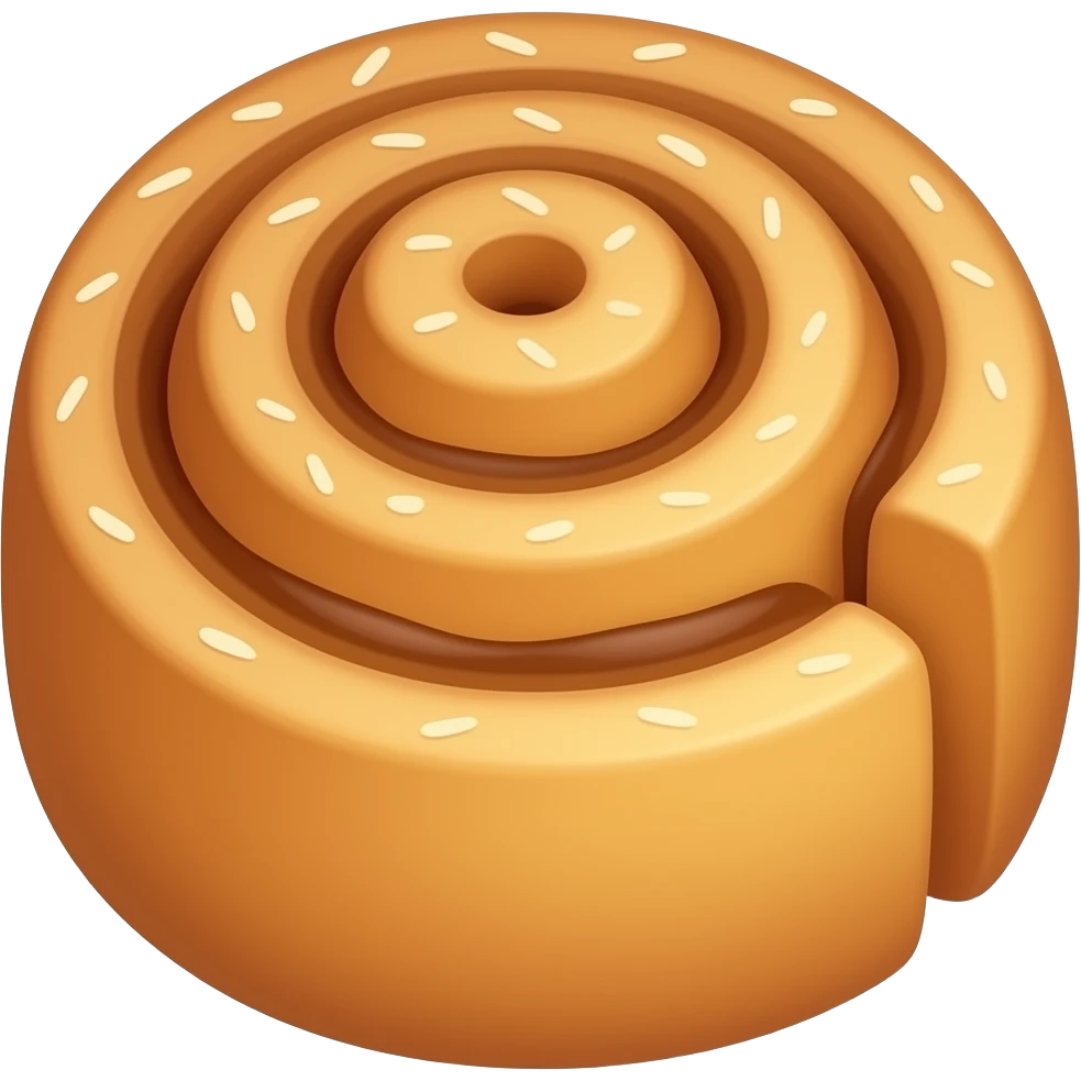cinnamon roll emoji