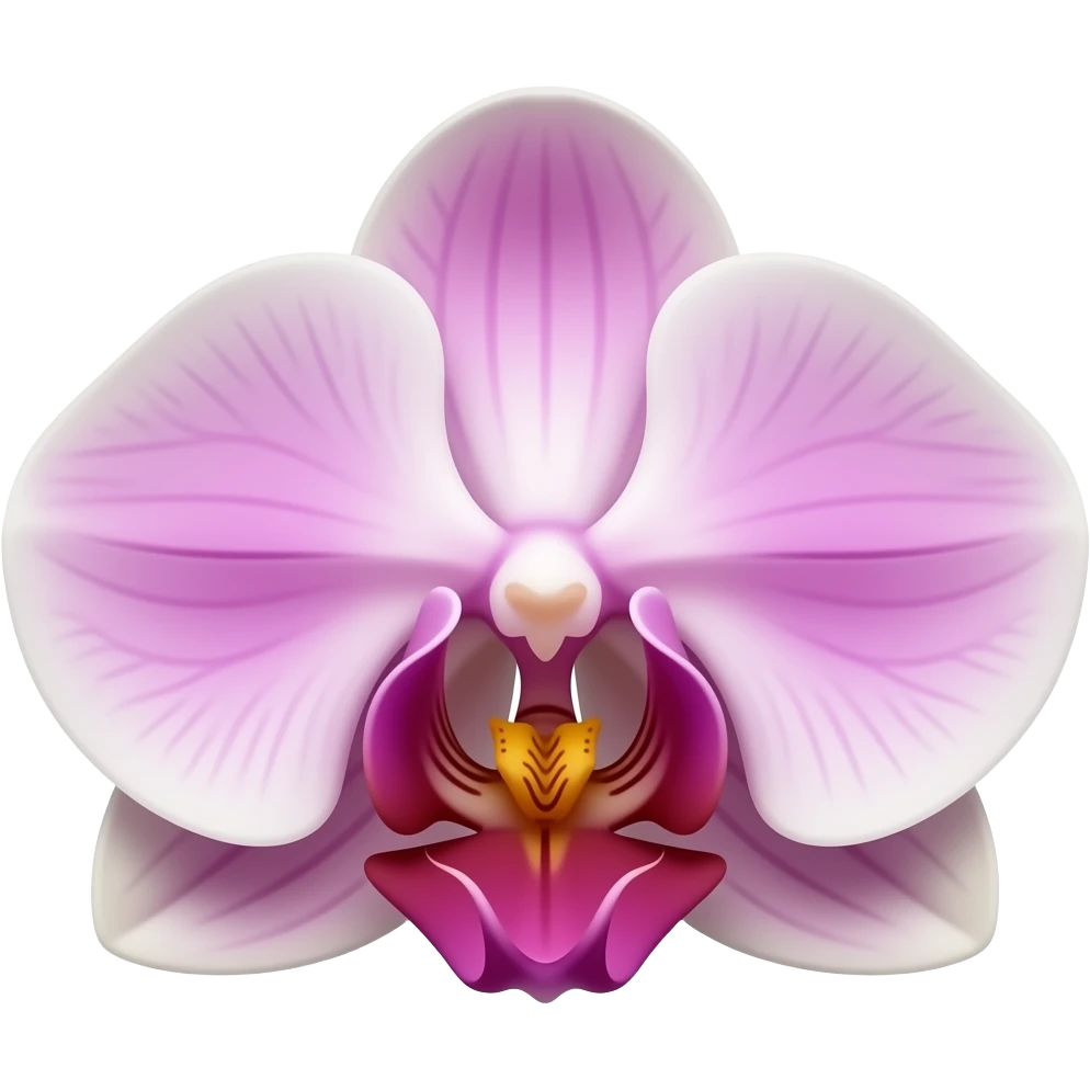 Orchid flower emoji
