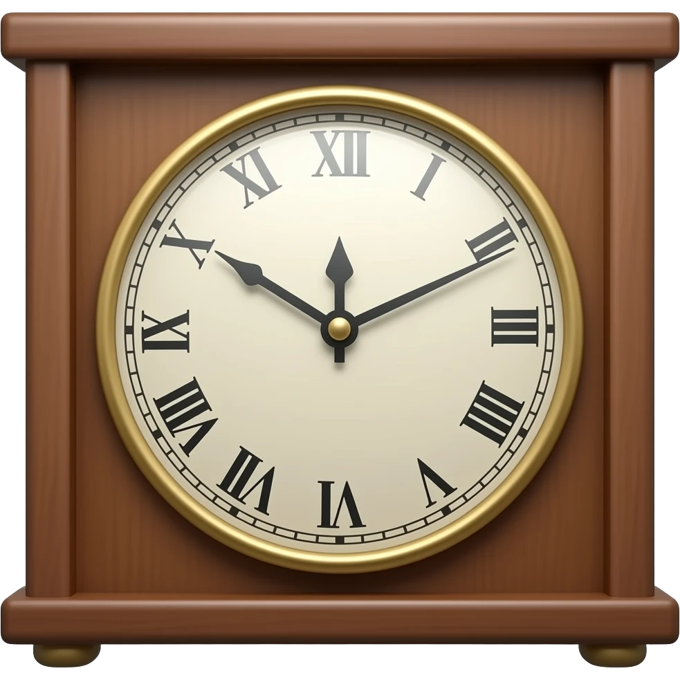 my grandfather's clock emoji