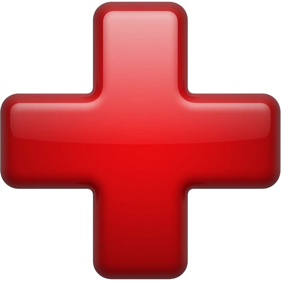 croix rouge emoji
