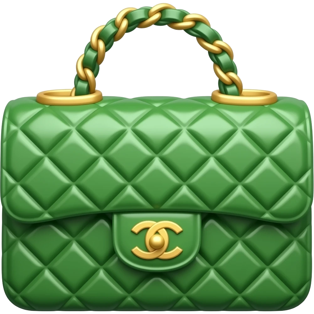 green chanel bag emoji