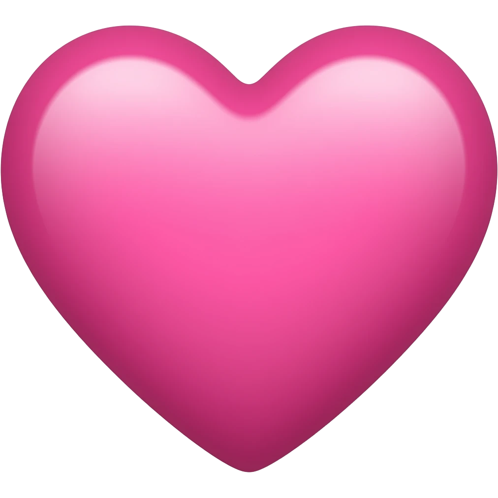 Pink heart emoji