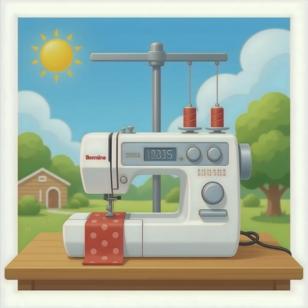 Sewing shop weigh Bernina machine emoji