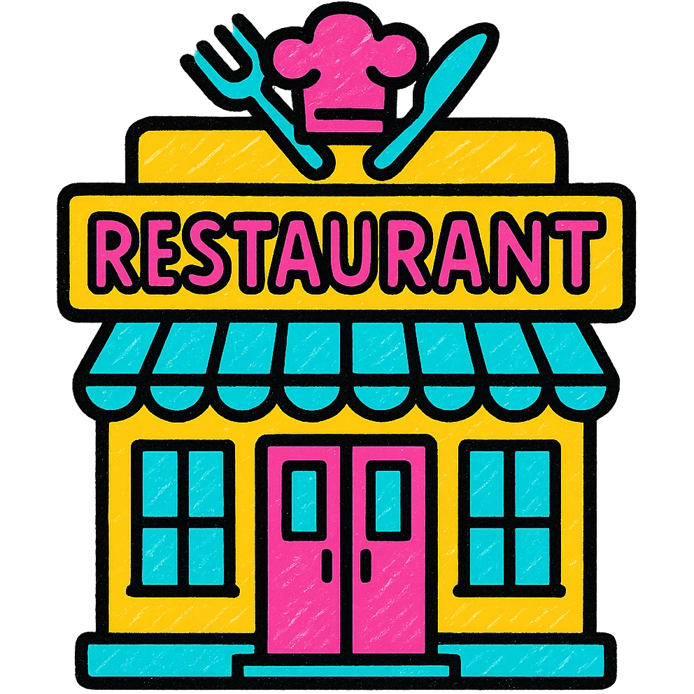 un restaurant emoji