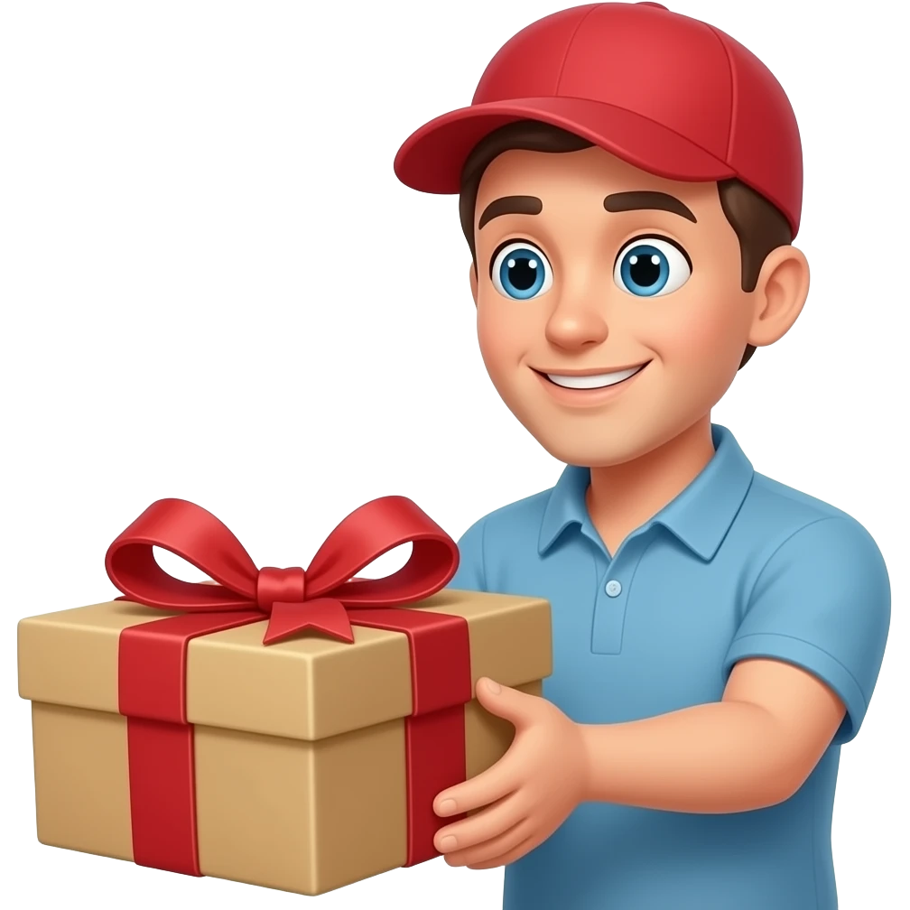 receiving something emoji