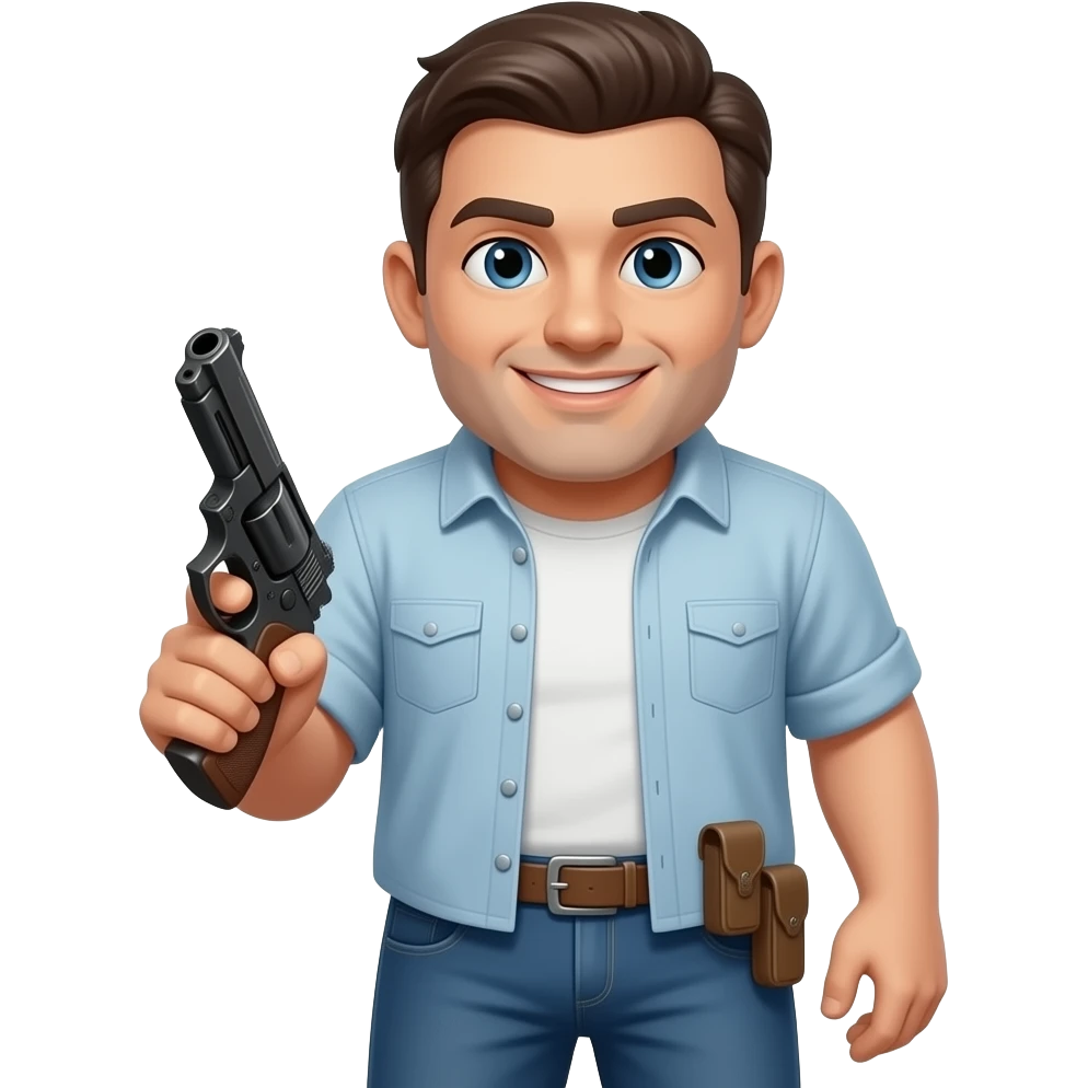 waist gun carry emoji