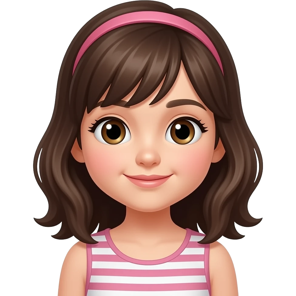 Cute girl emoji
