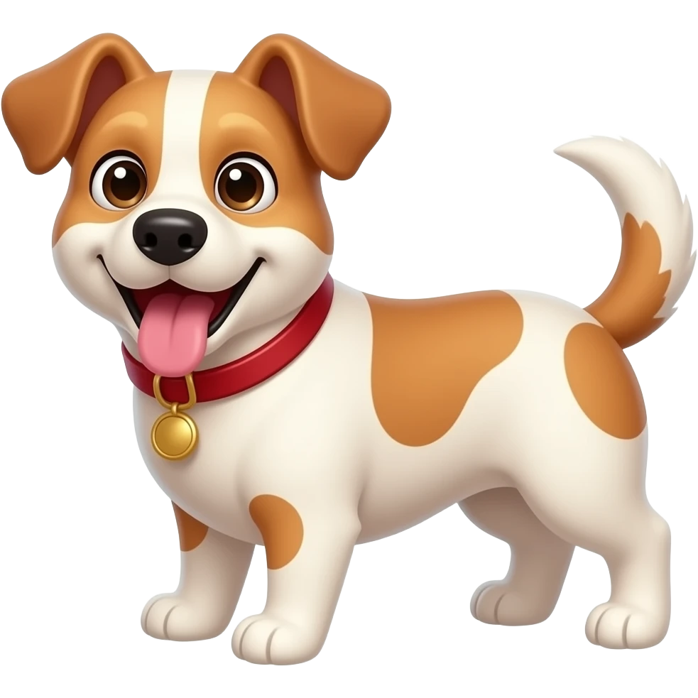 dog with heart eyes and tongue out excited emoji