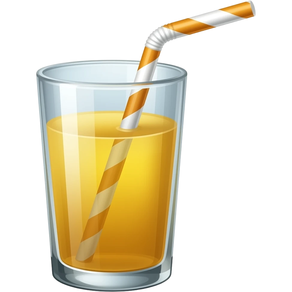 straw juice emoji
