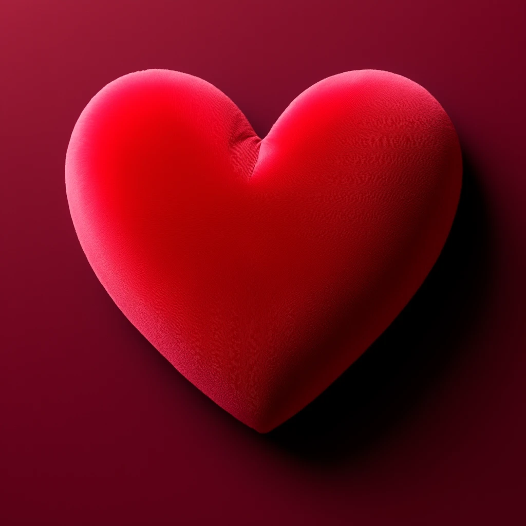 heart with a velvet texture emoji