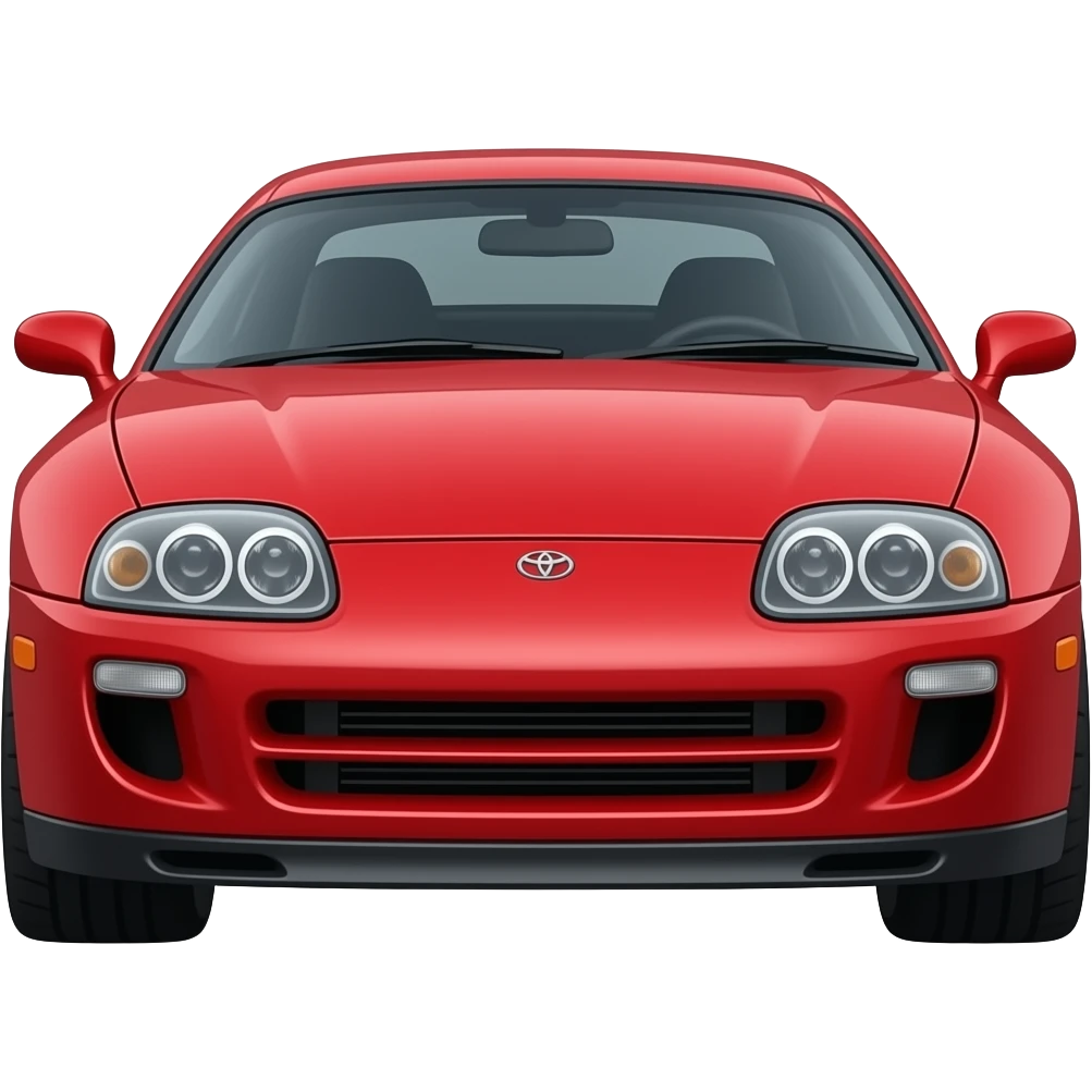 1994 Toyota Supra RS red emoji