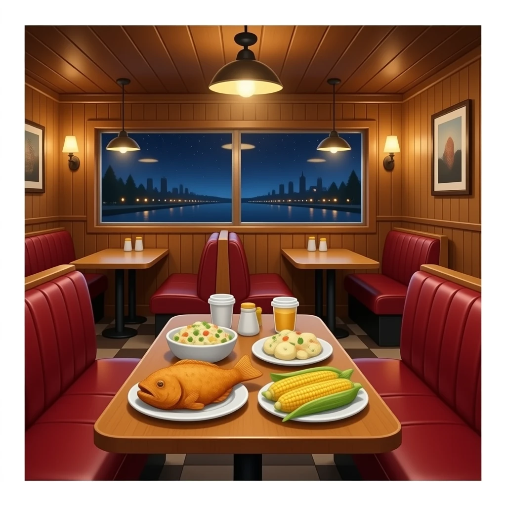 Wisconsin supper club classic Friday night  fish fry emoji