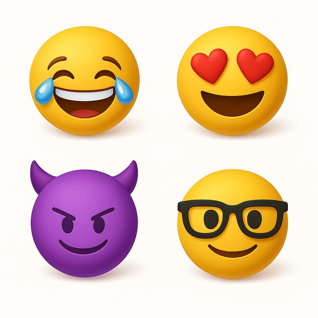 change glasses from transparent to black  emoji
