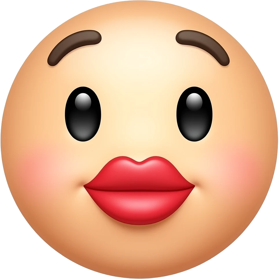 ❤️+ ☺️=😘 emoji