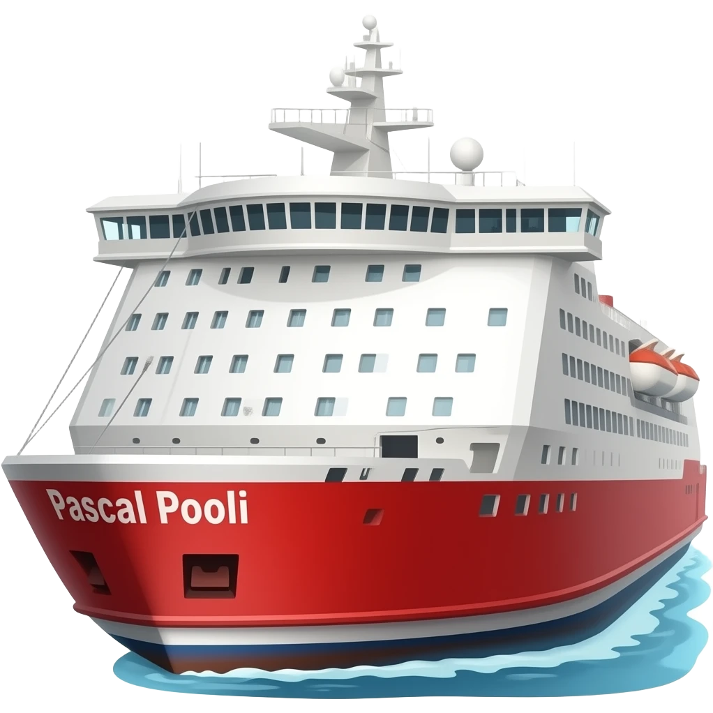 Ferry Corsica linea pascal Paoli rouge et blanc emoji