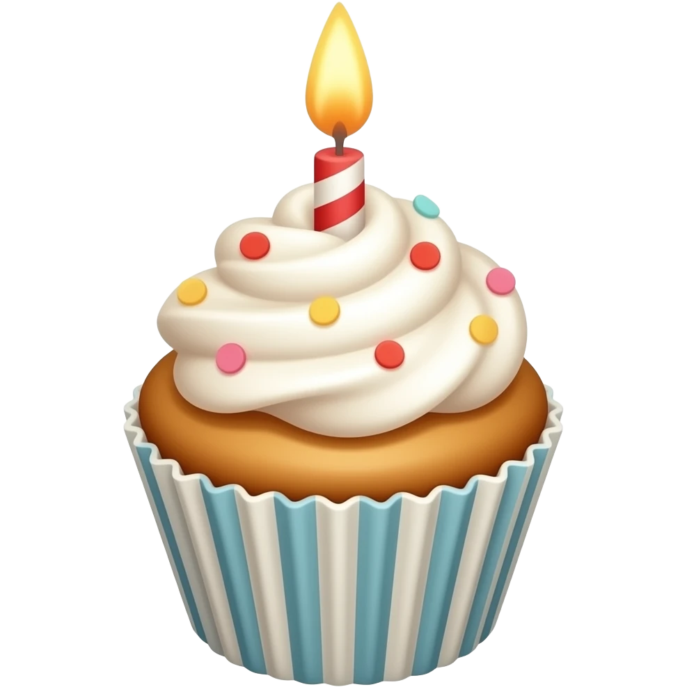 birthday cupcake emoji