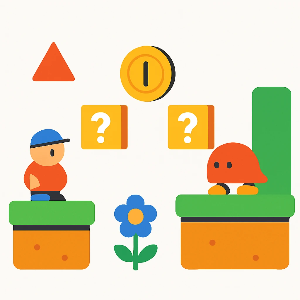flat design style game white background emoji