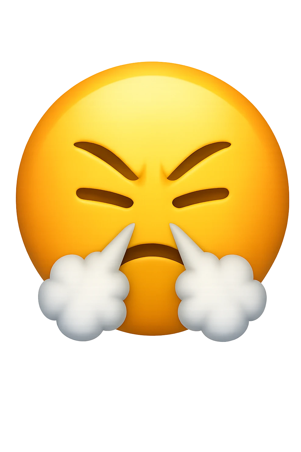 face with steam from nose emoji emoji
