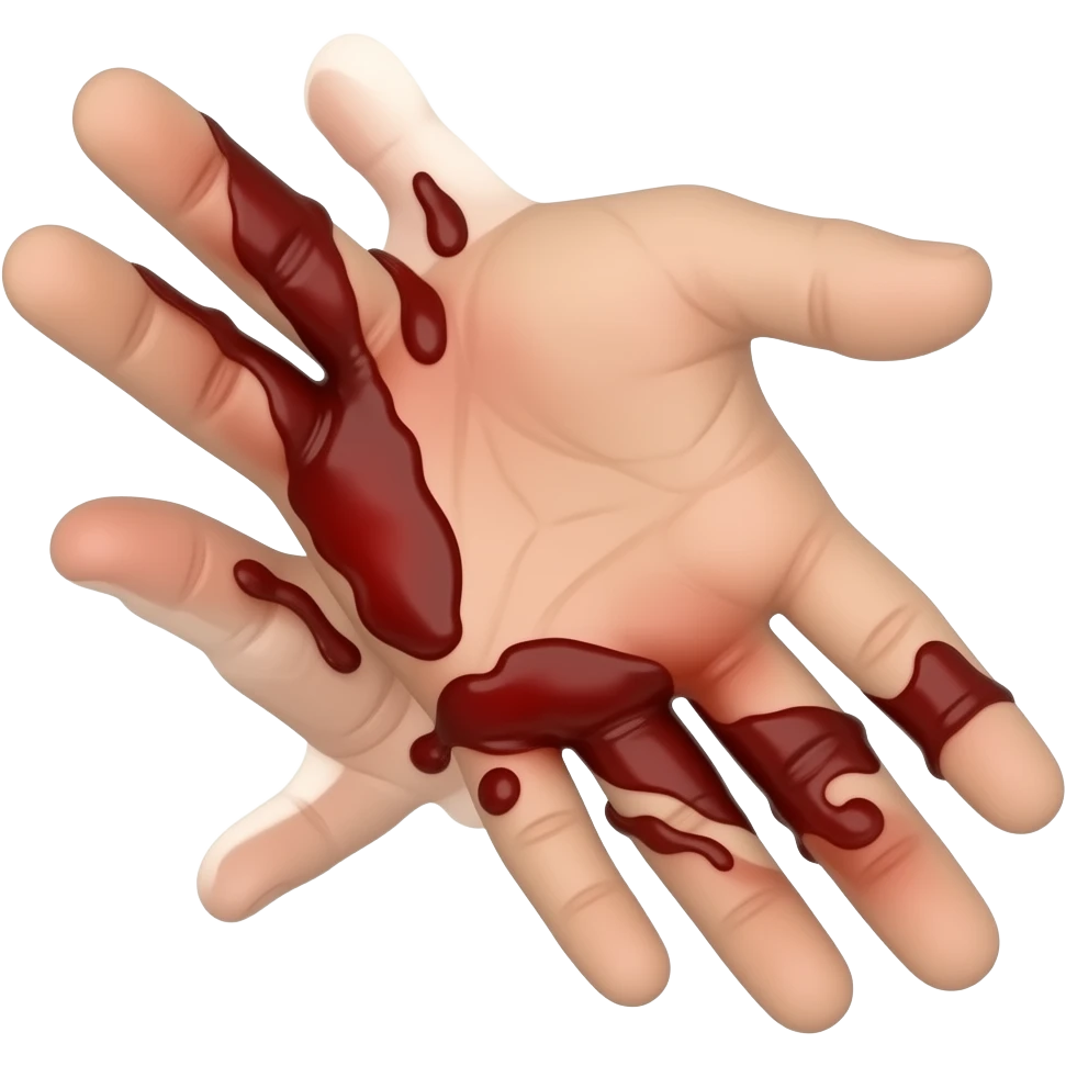wrists bleeding emoji