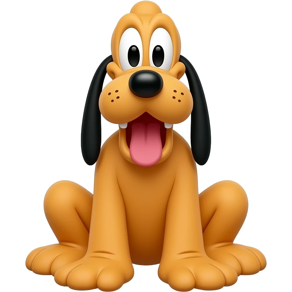 Pluto Disney Full-body emoji