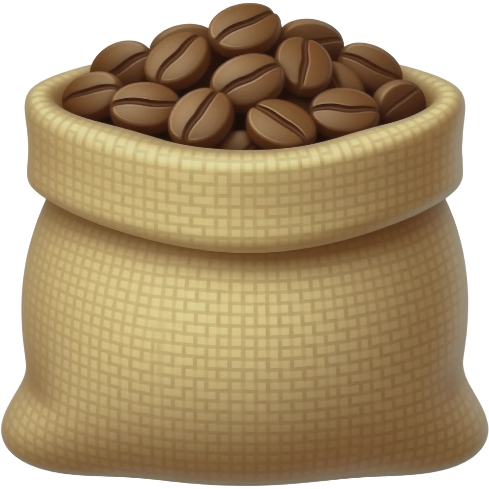 sack of coffee emoji