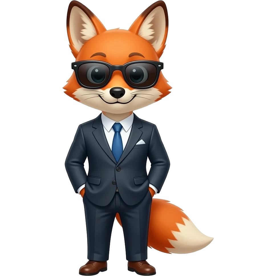 🦊🕶️👔 emoji