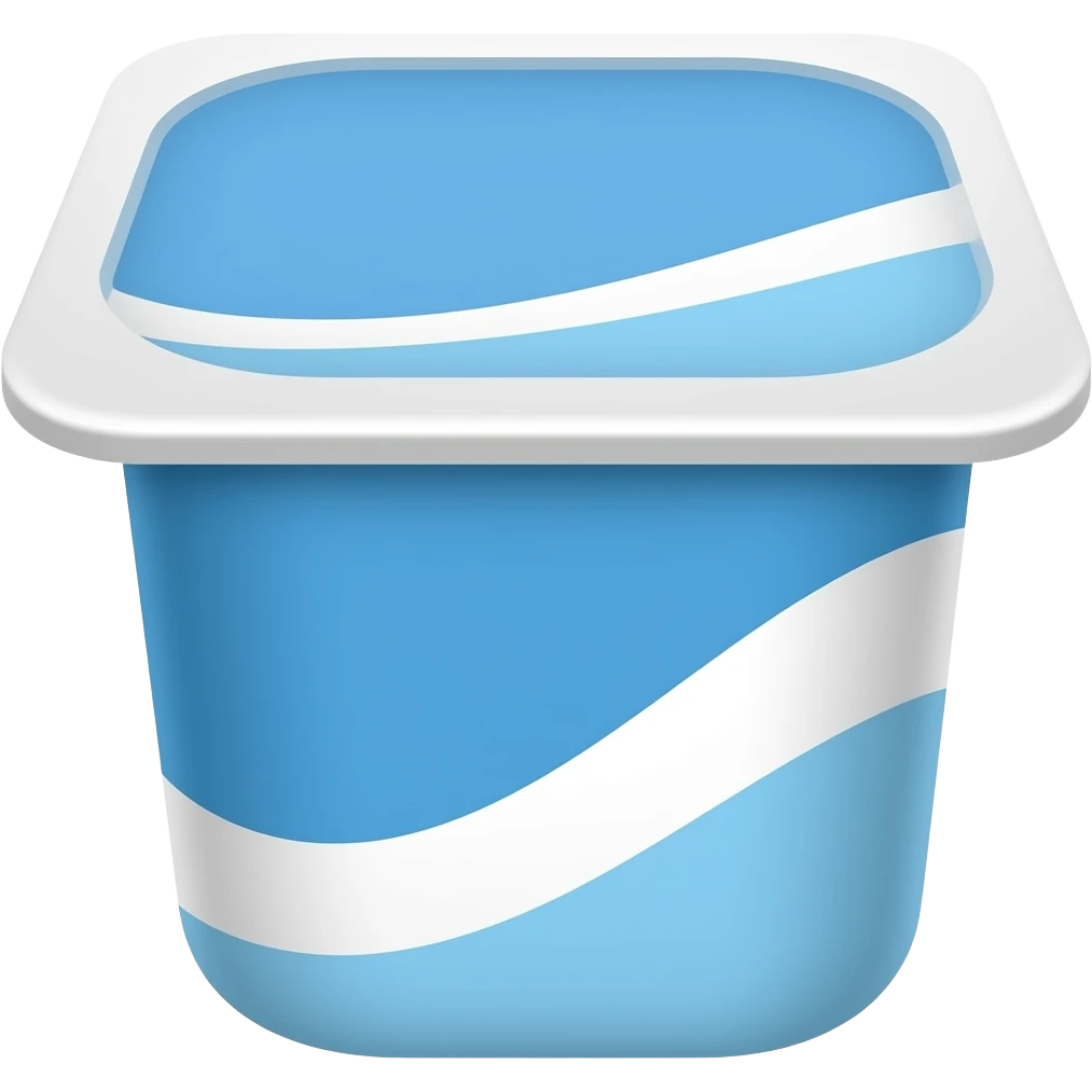 vasetto di yogurt emoji
