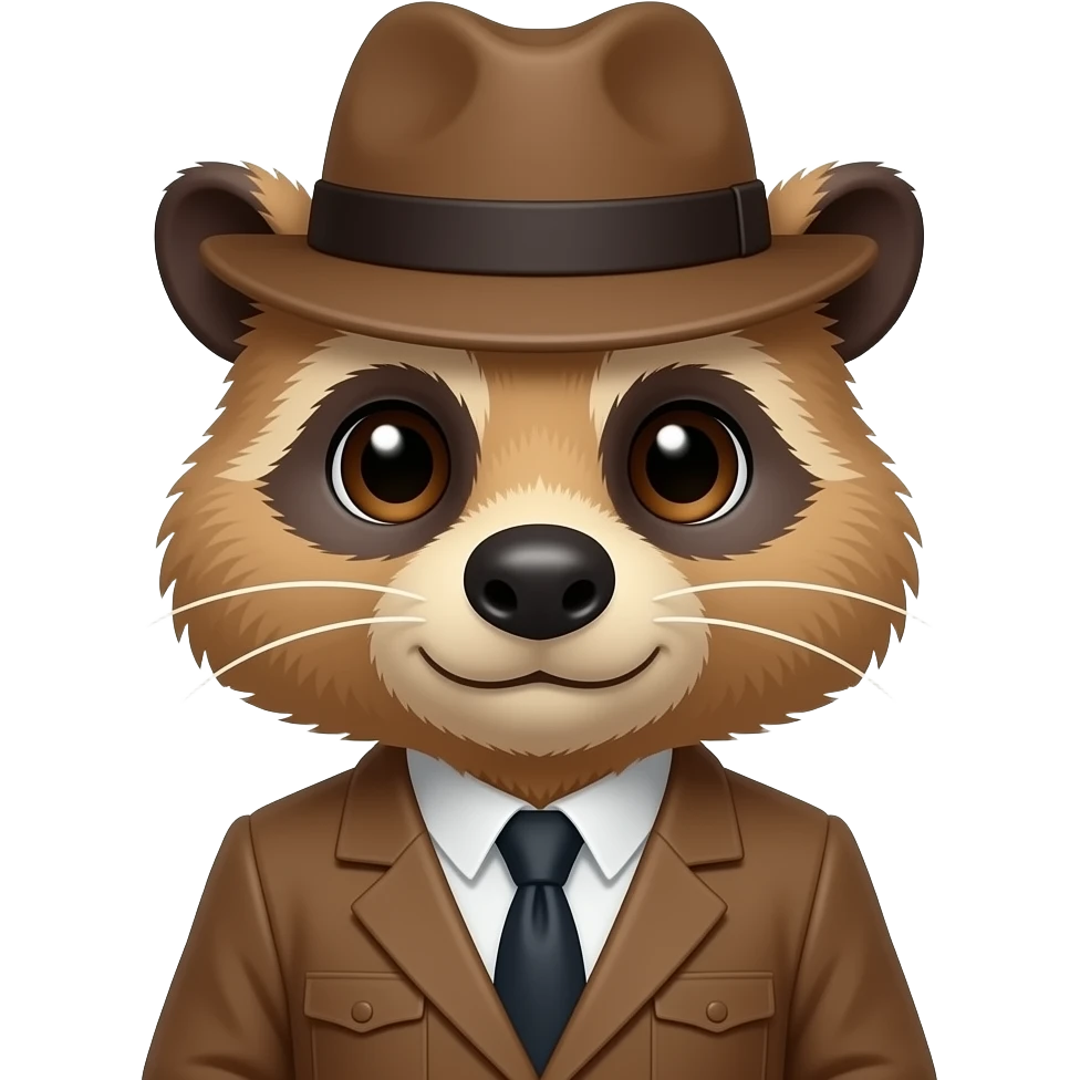 Detective cacybara emoji