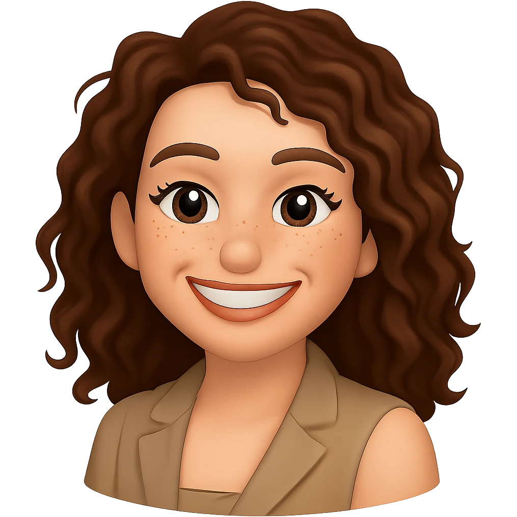 turn the second man in emoji style of the 1st image, match the facial features and match dressing style of the 2nd image, she is having open shoulders  emoji
