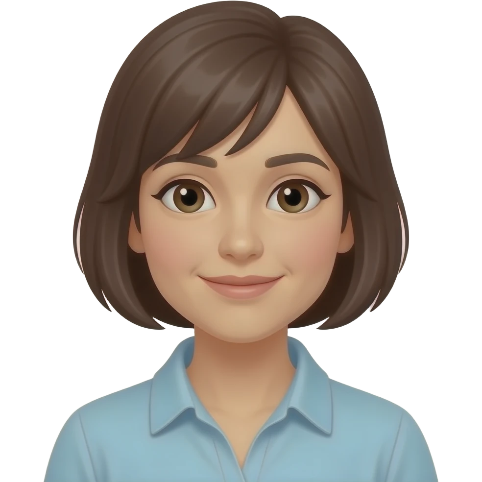 parents mom with short hair emoji